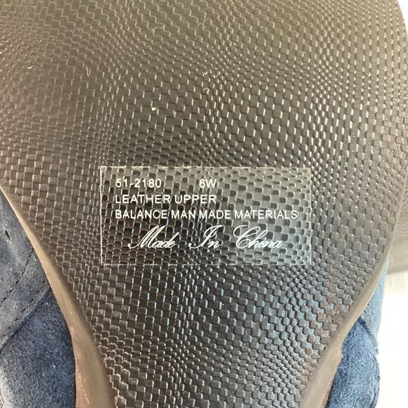 Bella-Vita Navy Blue Suede Leather Side Zip Sandal Size 6W - Picture 8 of 11